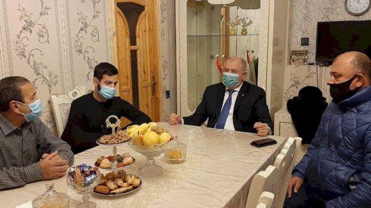    İcra başçısı Qarabağ qazisini evində ziyarət etdi   - Fotolar