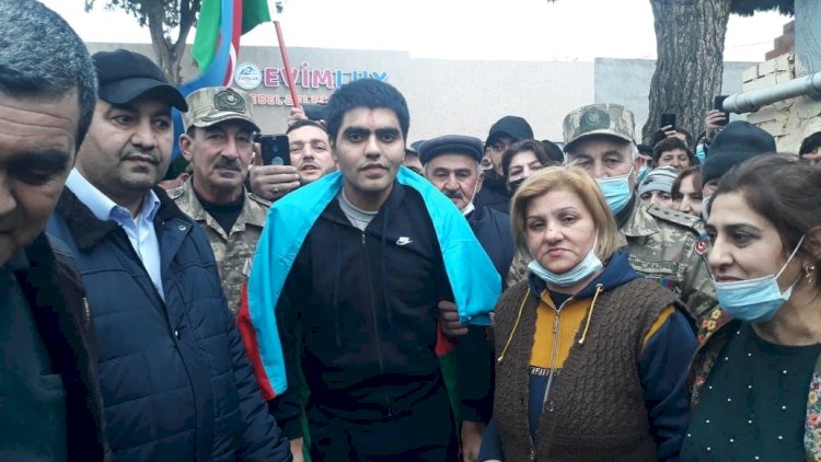    Amin Musayev evinə döndü - FOTO   