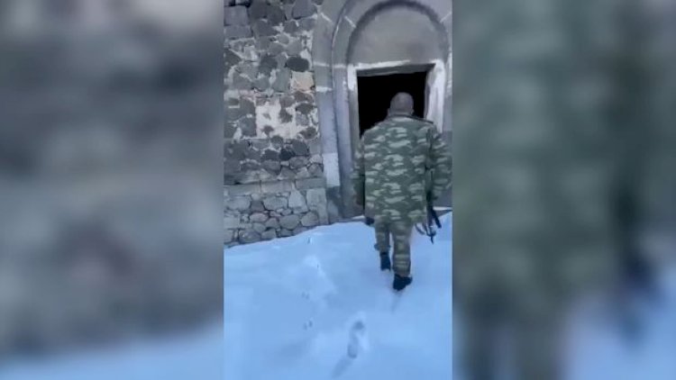    Qarabağda ermənilərin viran qoyduğu daha bir məscid   - Video