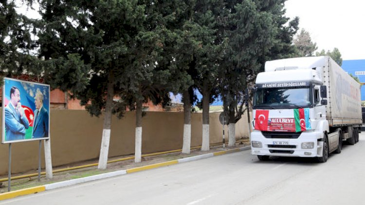    Müdafiə Nazirliyi İğdırdan göndərilən yardımı qəbul etdi - Fotolar   - Fotolar