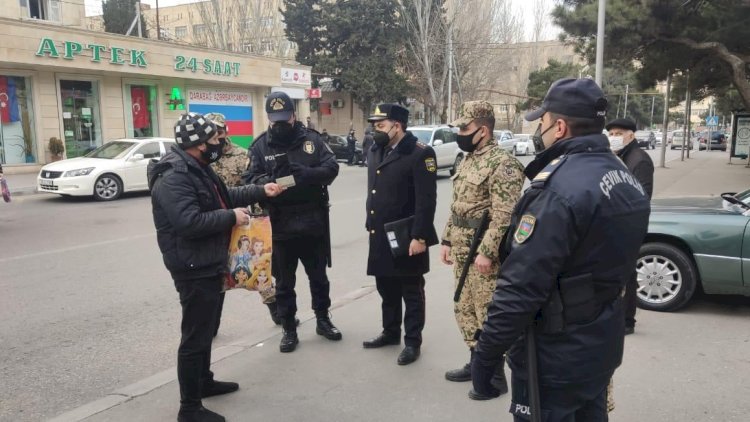    Polis karantin qaydalarına nəzarəti gücləndirdi   