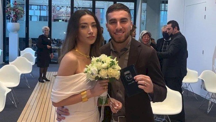    Millimizin futbolçusu evləndi   