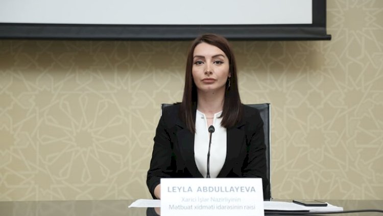    Leyla Abdullayeva Ermənistan Xarici İşlər Nazirliyinə cavab verib   