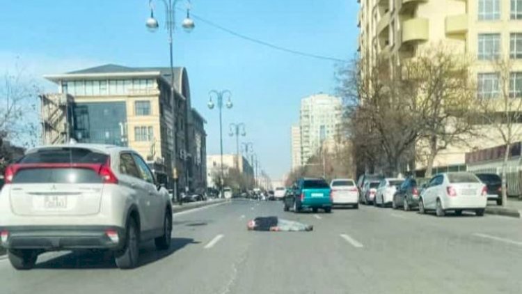    Bakıda kişi küçədə yıxılıb öldü   - Foto