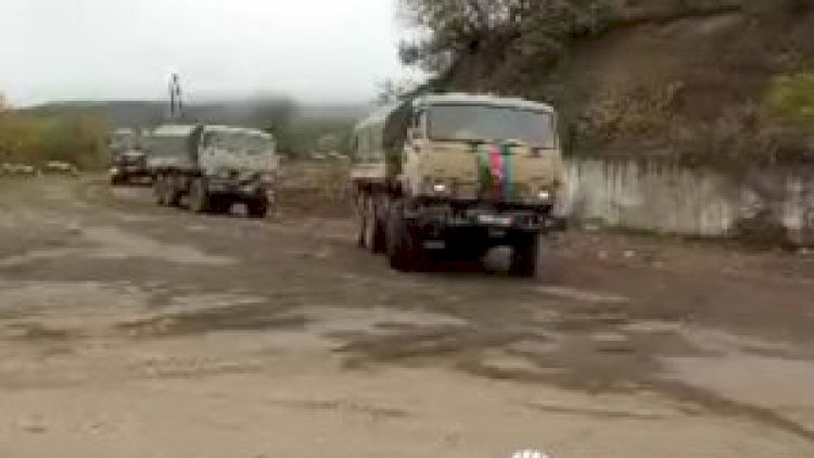    Azərbaycan hərbi kalonu Qırmızı Bazardan keçir – Video   