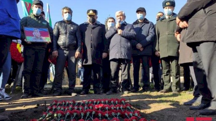    Şəhid Masim Qurbanov dəfn edildi - Fotolar   