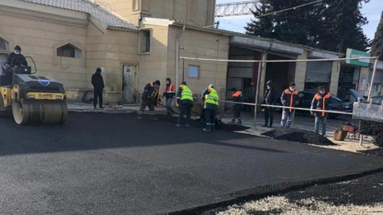   Suraxanıda şəhidin ailə üzvlərinin yaşadığı küçə asfaltlandı   - Fotolar
