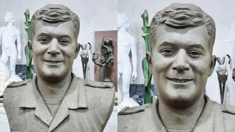    Şəhid Xudayarın büstü hazırlanıb   