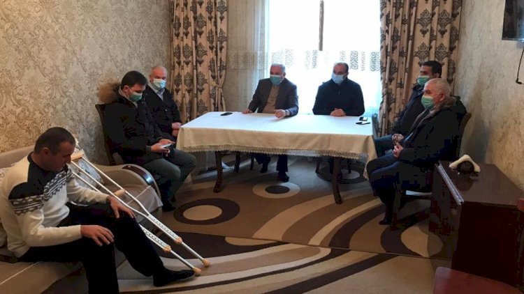    İcra başçısı Qarabağ qazisini evində ziyarət etdi   - Fotolar