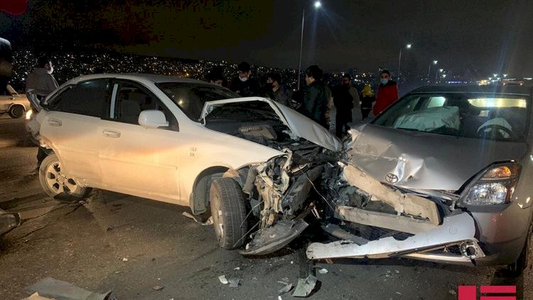    Bakı-Sumqayıt yolunda ağır yol qəzası:   Xəsarət alanlar var - Fotolar