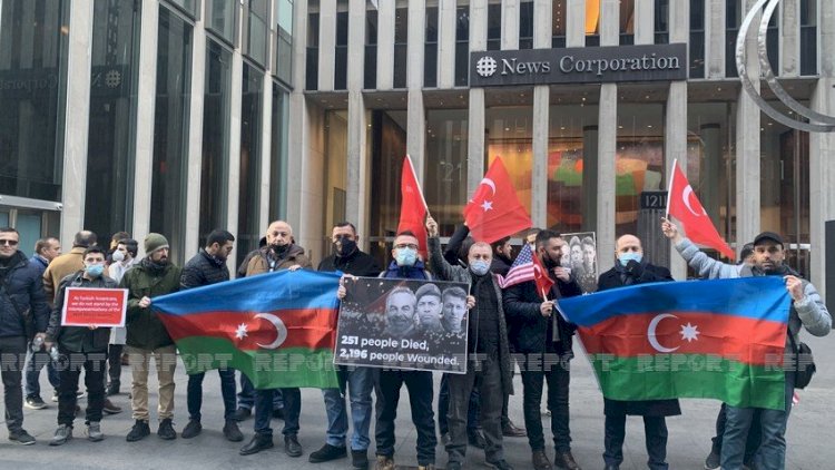    Azərbaycan və Türkiyə icmaları ABŞ-da birgə etiraz aksiyası keçirdi     