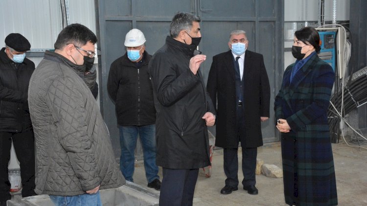    Xırdalanda yeni inşa edilən nasos stansiyasına baxış keçirilib   