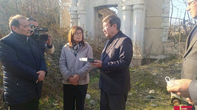    TÜRKSOY və TDƏŞ nümayəndələri Füzuliyə səfər edib - Fotolar   
