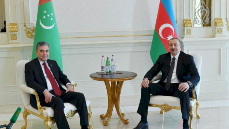    Azərbaycan və Türkmənistan liderlərinin görüşündə maraqlı dialoq   - Video