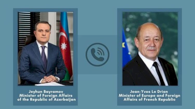    Azərbaycan və Fransa XİN başçıları Qarabağ bəyanatını müzakirə etdilər   