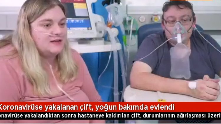    Koronavirusa yoluxan cütlük xəstəxanada evləndi   