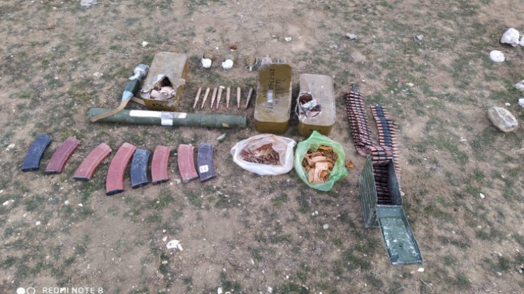    Xocalı polisi külli miqdarda silah-sursat aşkarladı   - Foto