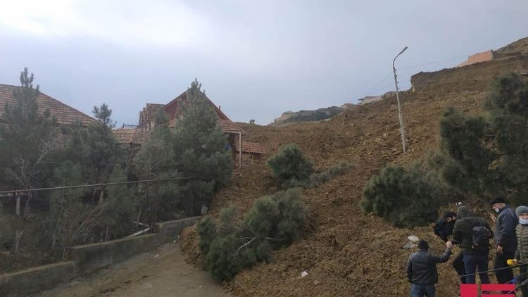    Badamdar sürüşmə sahəsində son vəziyyət   