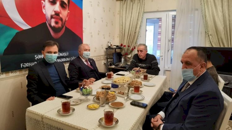    Əziz Əzizov daha bir şəhid ailəsini ziyarət etdi   - Fotolar