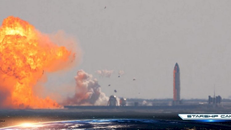    İlon Maskın “Starship”i sınaq uçuşları zamanı partlayıb   