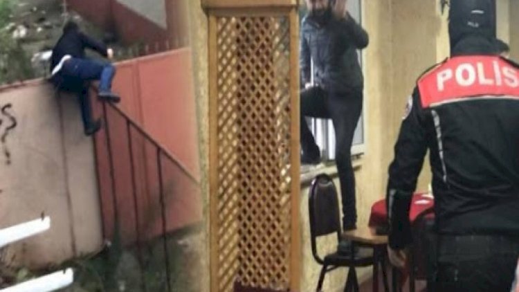    Qumar masasında tutuldu, özünü pəncərədən atdı   - Video