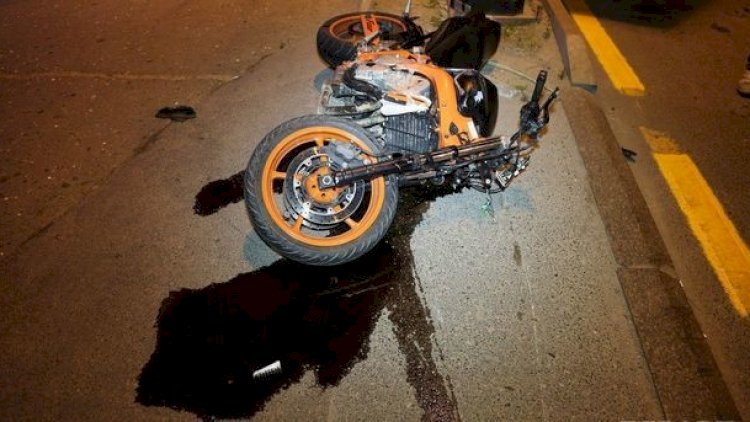    Bakıda motosiklet qəza törətdi, xəsarət alan var   
