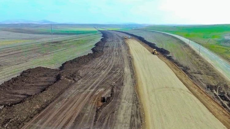    Füzuli-Şuşa yolunda tikinti işlərinin birinci mərhələsi yekunlaşdı -   Fotolar