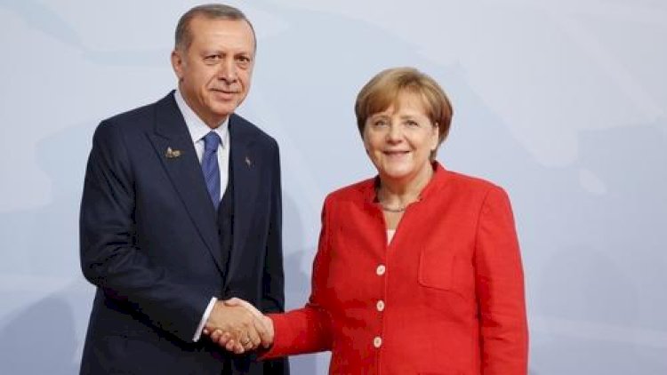    Ərdoğan və Merkel arasında görüş keçirildi   