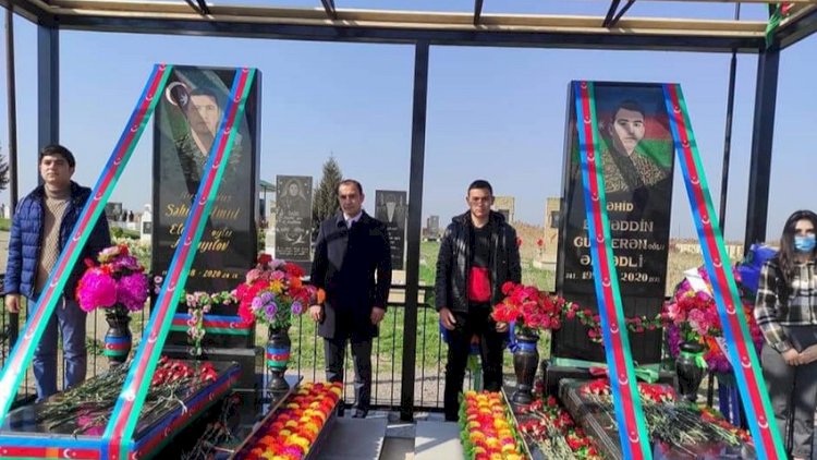    Biləsuvarda şəhidin 33 yaşı qeyd olundu - Fotolar   
