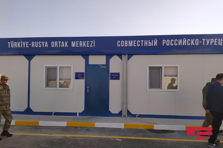 Jurnalistlər Türkiyə-Rusiya Birgə Monitorinq Mərkəzinin fəaliyyəti ilə tanış olub - Fotolar  