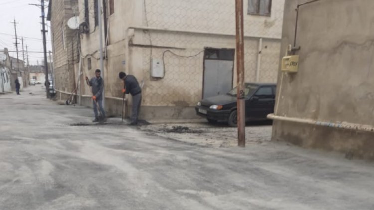    Suraxanıda abadlıq-quruculuq işləri davam etdirilir   - Fotolar