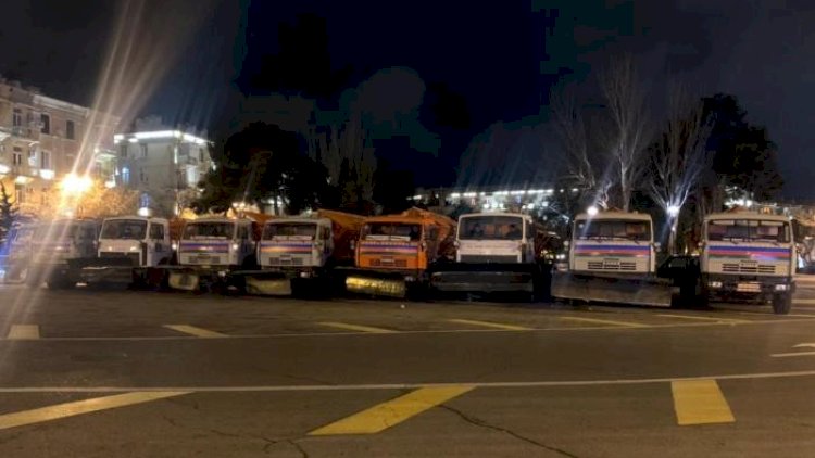    Qarlı havaya görə Bakı meriyası texnikaları hazır vəziyyətə gətirdi   