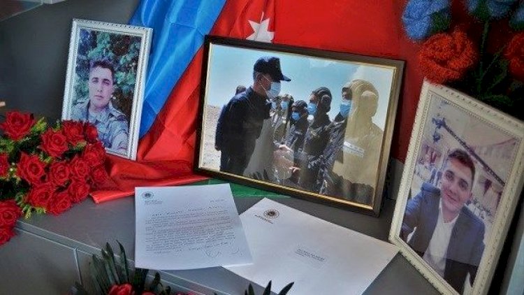    Hulusi Akar azərbaycanlı şəhidin ailəsinə məktub göndərdi   - Foto