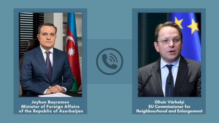    Ceyhun Bayramovla Aİ-nin Qonşuluq və Genişlənmə üzrə Komissarı arasında telefon danışığı oldu   