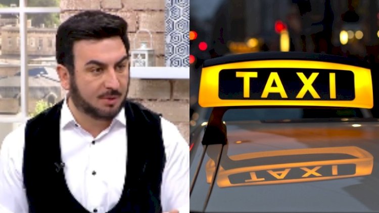    Tolik taksi sürücüsünün maşınını əzdi   - Video