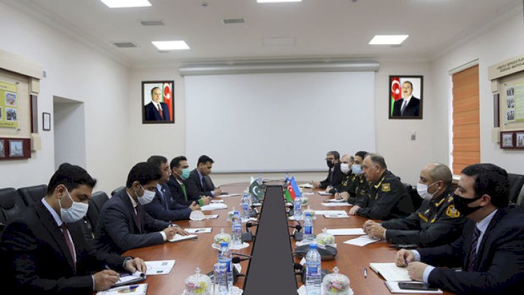    Bakıda Pakistan hərbi nümayəndə heyəti ilə görüş keçirildi   