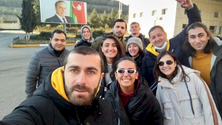    Gürcü jurnalistlər işğaldan azad edilmiş ərazilərə səfər etdi   