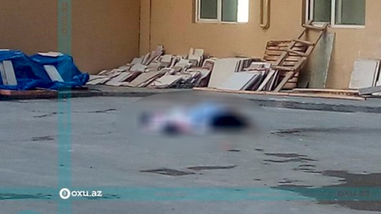    Bakıda kişi intihar etdi: Ürəyi zəif olanlar baxmasın! - FOTO   