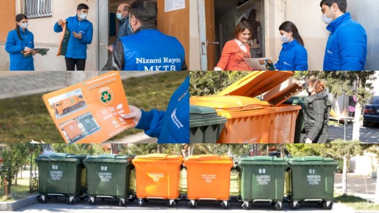    Bir gündə 12 ton çeşidlənmiş tullantı yığılaraq təhvil verildi   