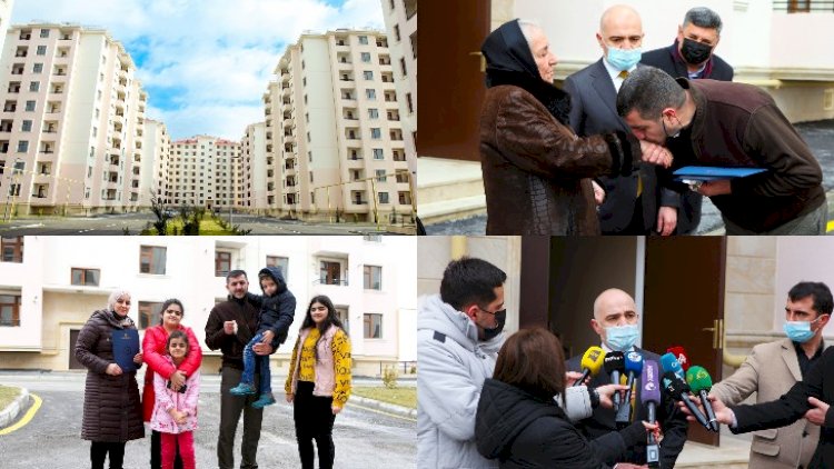    Şəhid ailələri və müharibə əlillərinə daha 30 mənzil təqdim edildi   