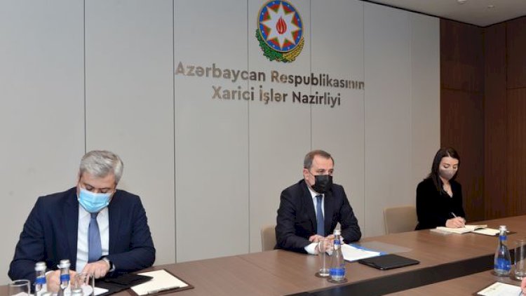    Ceyhun Bayramov Zoltan Hernyeşi qəbul etdi - Fotolar   