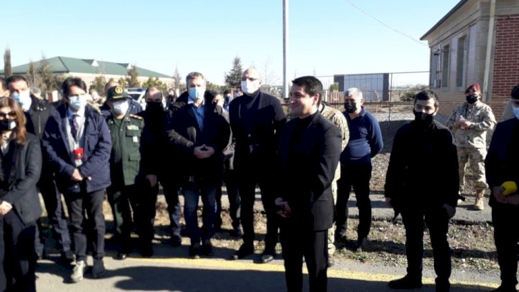    Diplomatlar işğaldan azad olunan rayonlara getdi   