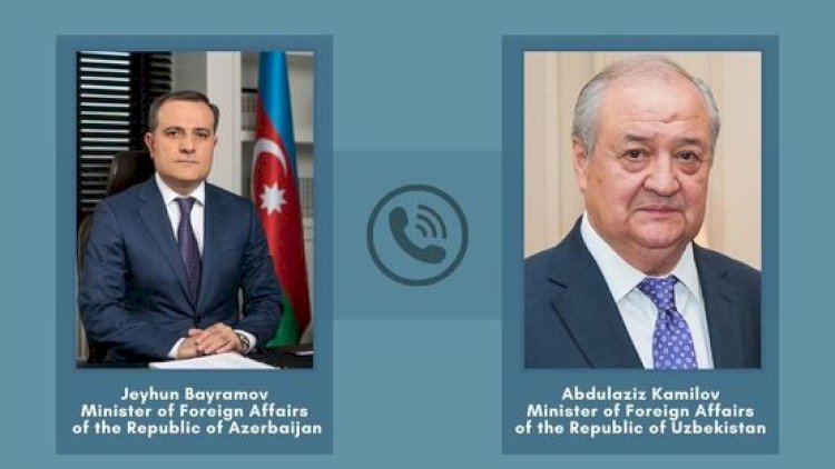    Ceyhun Bayramov özbəkistanlı həmkarı ilə müzakirələr apardı   