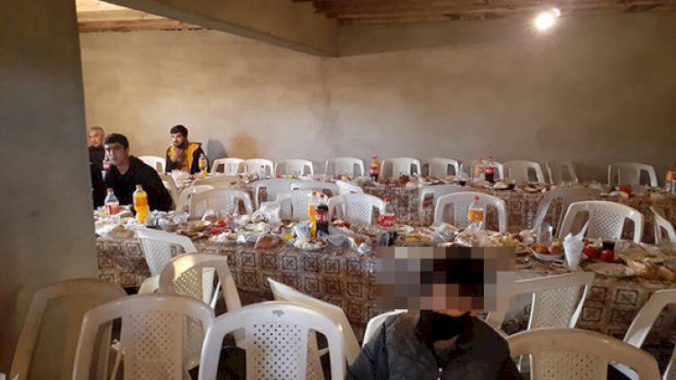    Qonşusunun evində oğluna toy etdi, polis gəldi - Foto   