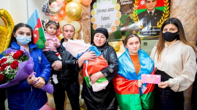    Daha bir Şəhidin yeni doğulan övladına bankda hesab açıldı   