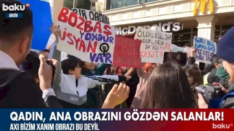    Qadın, Ana obrazını gözdən salanlar - Video   