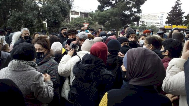    “Sovetski” sakinləri etiraz aksiyası keçirdi - Video   