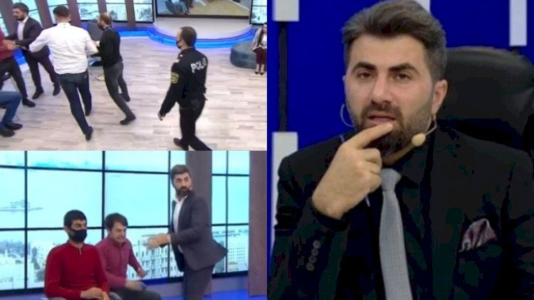    Zaurun verilişində mübahisə düşdü -   Mikrofonu atıb, qıza hücum etdi