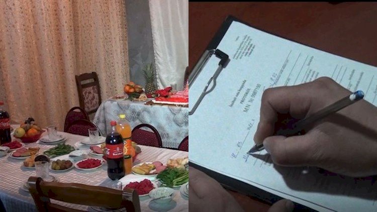    Gizli nişan mərasimi təşkil edənlər cərimələndi   