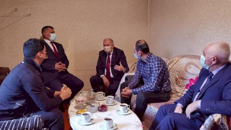    İcra başçısı Qarabağ qazisini evində ziyarət etdi   - Fotolar